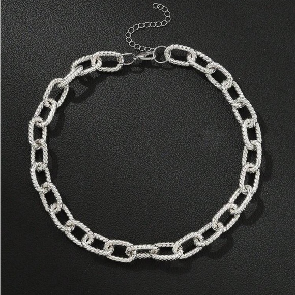 Lumiere Fine Silver Chain Necklace - Picture 3 of 4